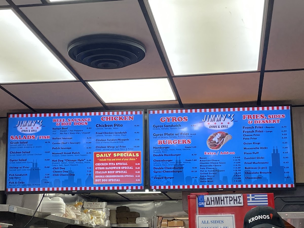 Jimmy's Gyros & Grill Menu - Image 2