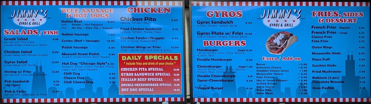 Jimmy's Gyros & Grill Menu - Image 6